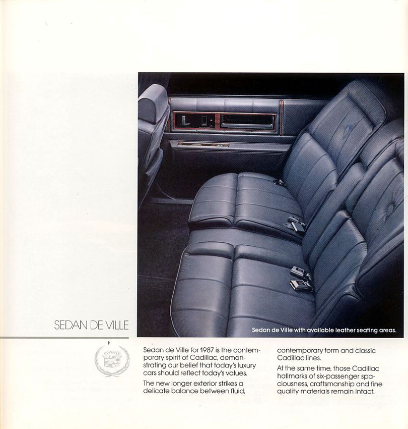 1987 Cadillac Brochure Page 17